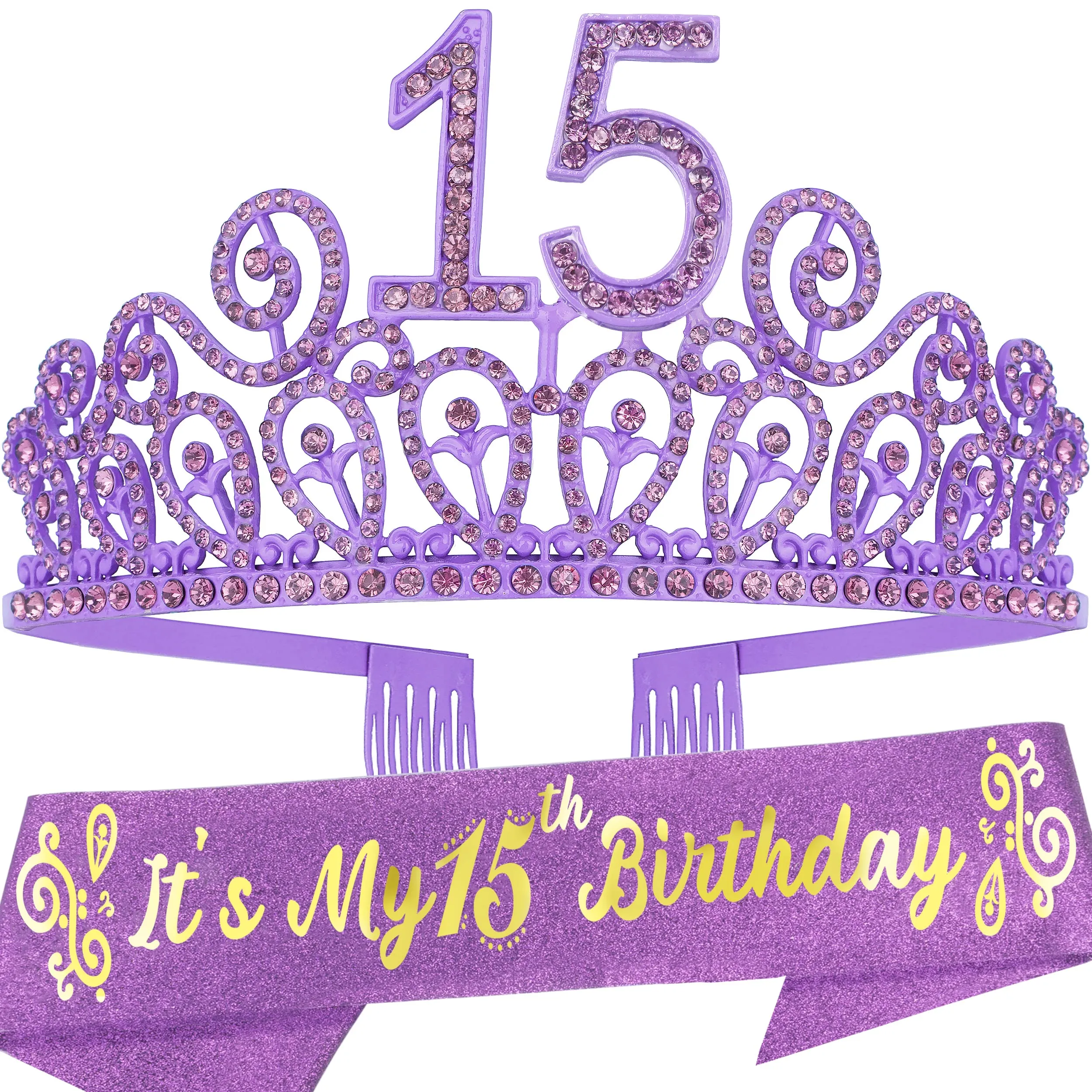 15th Birthday, 15th Birthday Decorations for Girls, 15th Birthday Gifts, 15th Birthday