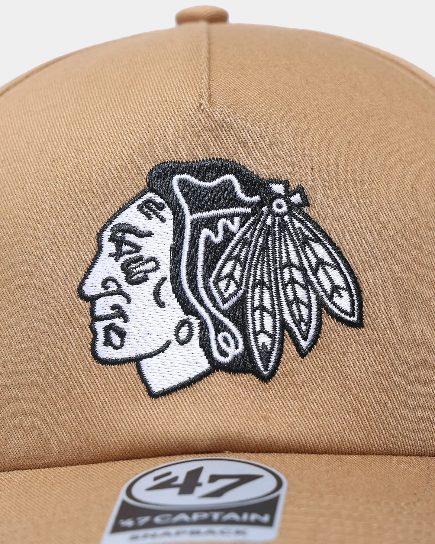 47 Brand Chicago Blackhawks Nantasket Snapback Camel