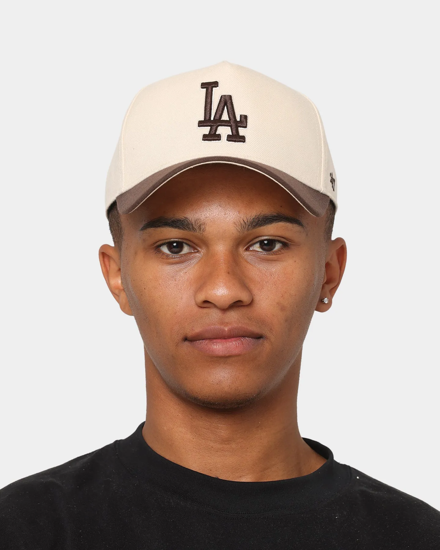 47 Brand Los Angeles Dodgers 'Cookies & Cream' Replica MVP DT Snapback Natural/Brown