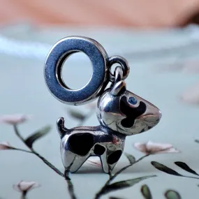 925 Sterling Silver Bull Terrier Charm