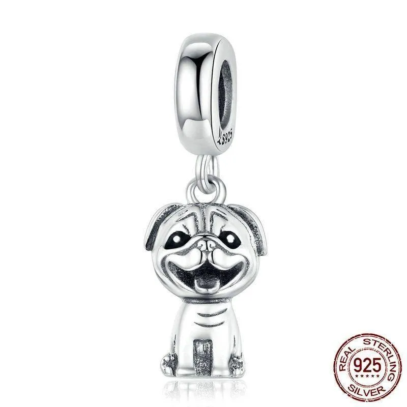 925 Sterling Silver Pendent Charm Jewelry Bako Dog SCC1320