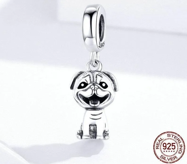 925 Sterling Silver Pendent Charm Jewelry Bako Dog SCC1320