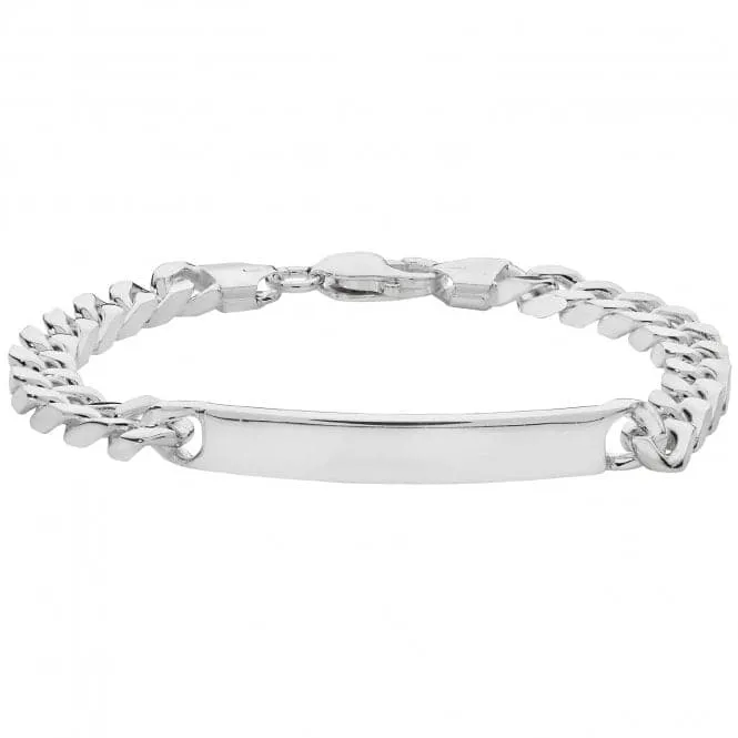 Acotis Silver Bracelet Gents Curb Id G2114