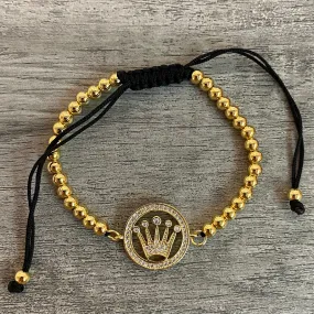 Adjustable Crown Bracelet