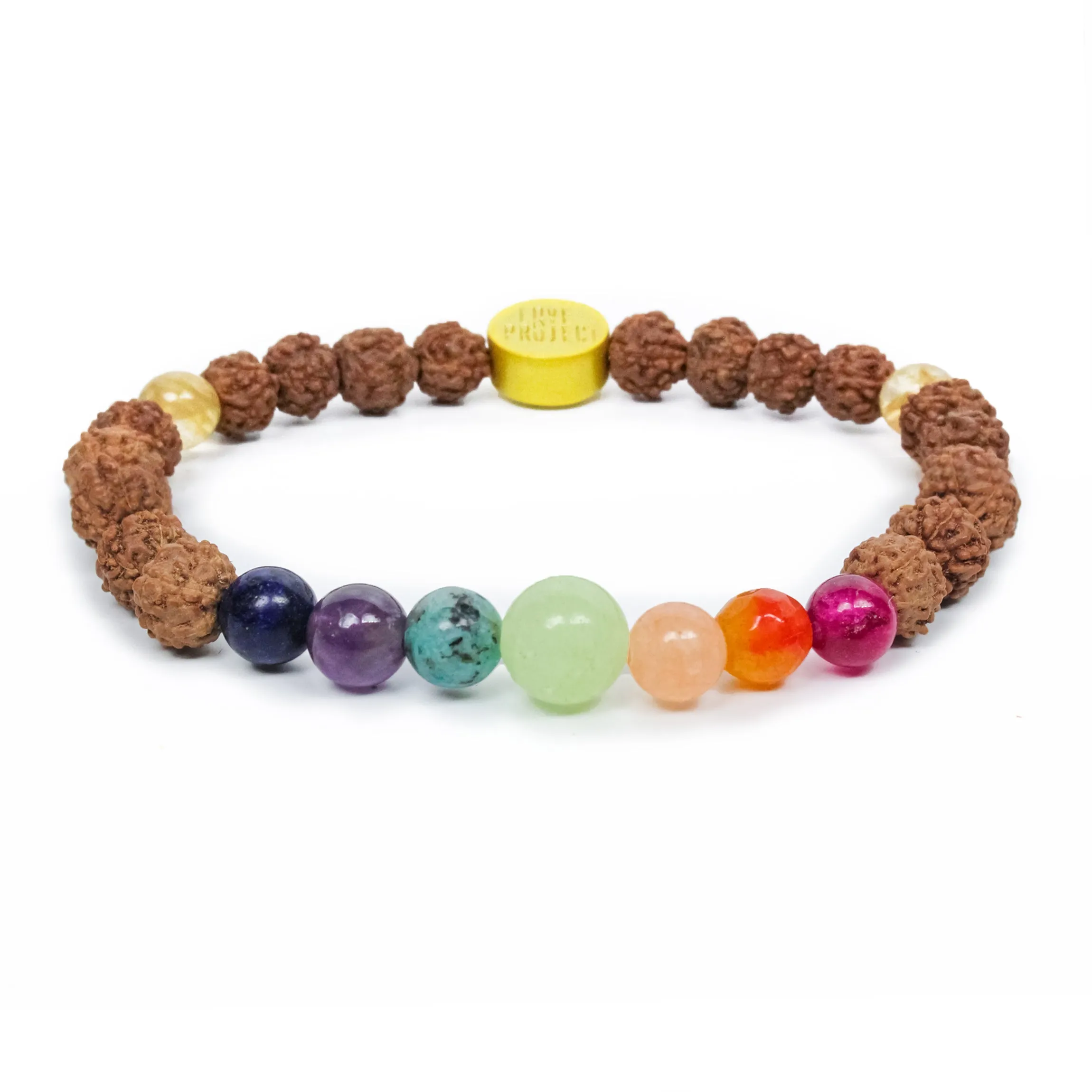 Bali Rainbow Mala - Chakra Center Stones