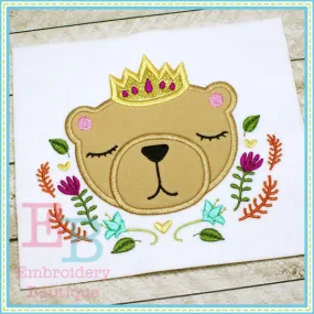 Bear Crown Applique