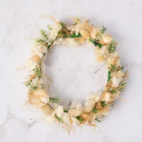 Beige Dream Flower Crown