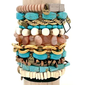 Beljoy Turquoise Mix Bracelet Collection