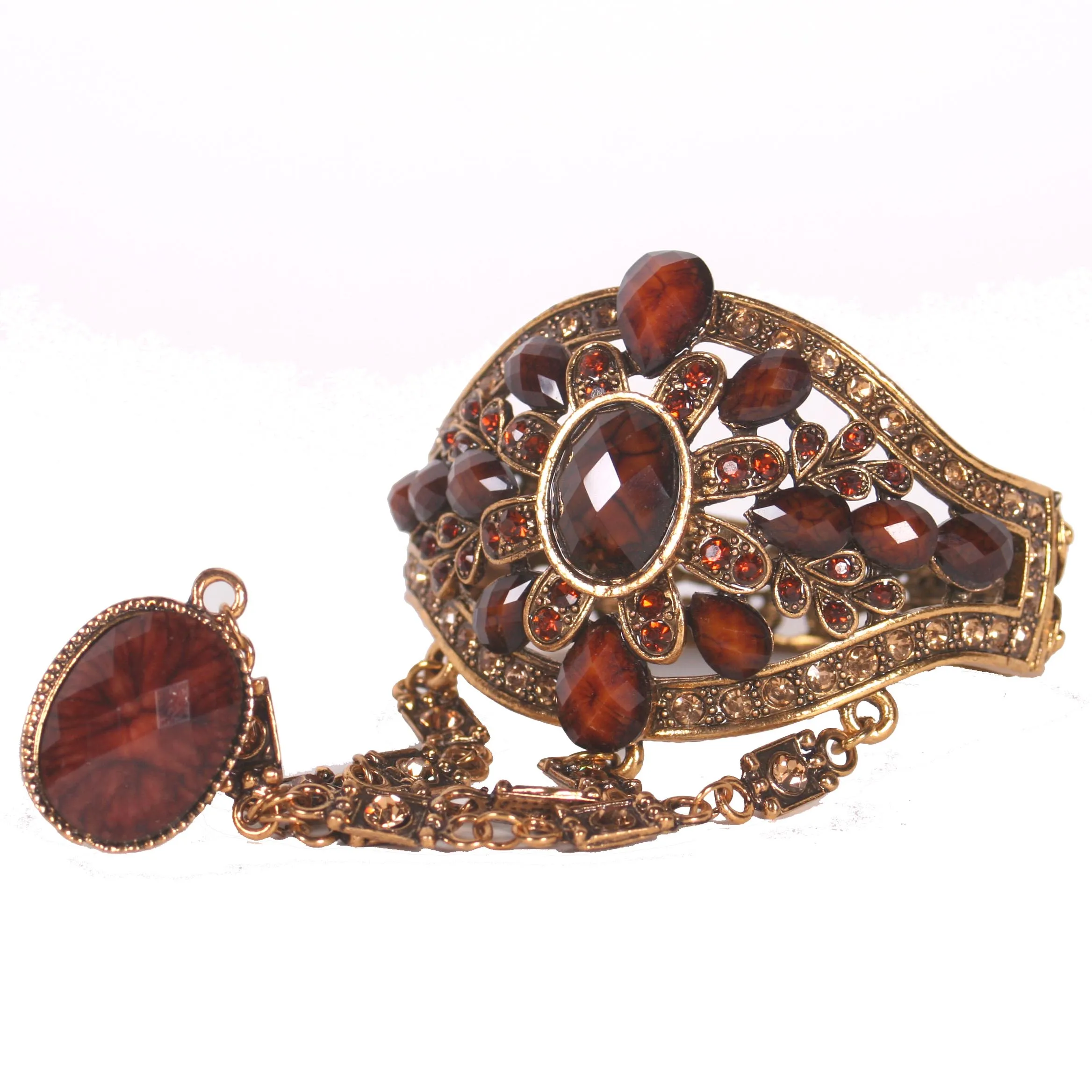 Belly Dance Stoned Hand Bracelet