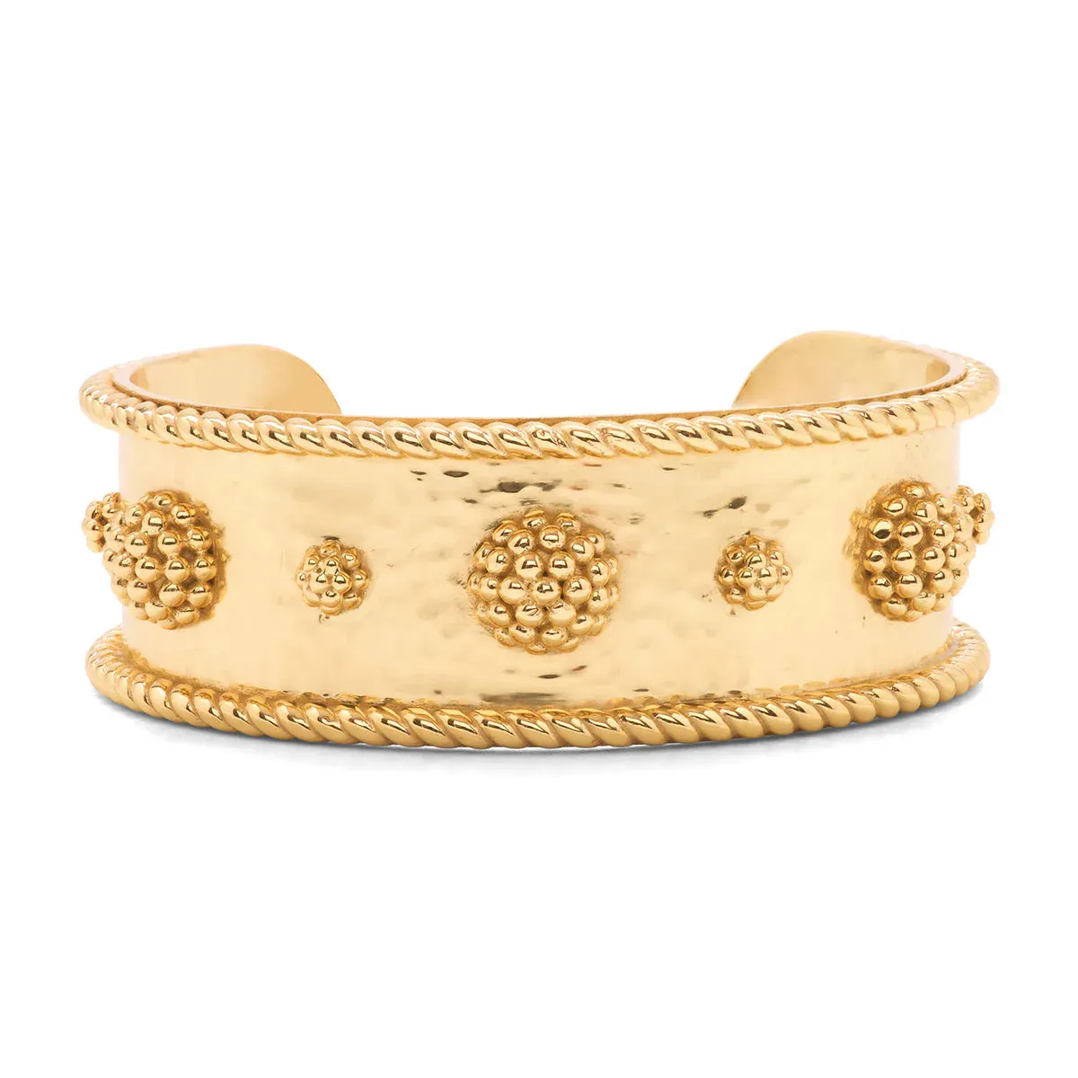 Berry Classic Cuff - Hammered Gold