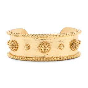 Berry Classic Cuff - Hammered Gold