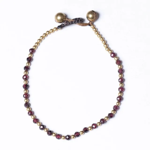 Birthstone Bracelet | January | Garnet