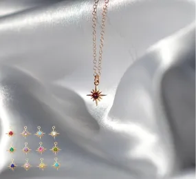 Birthstone Star Necklace