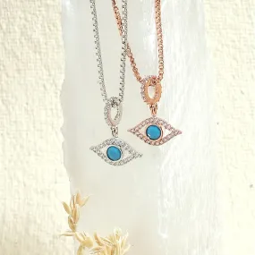 Blue Evil Eye Watch Charm