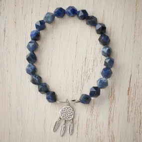 Blue Sodalite Dreamcatcher