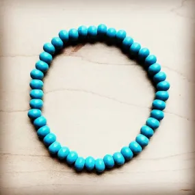 Bracelet Bar-Blue Turquoise Stackable Bracelet