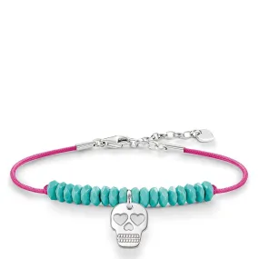 Bracelet "Turquoise Skull"