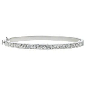 Brilliant Diamond Bangle Bracelet