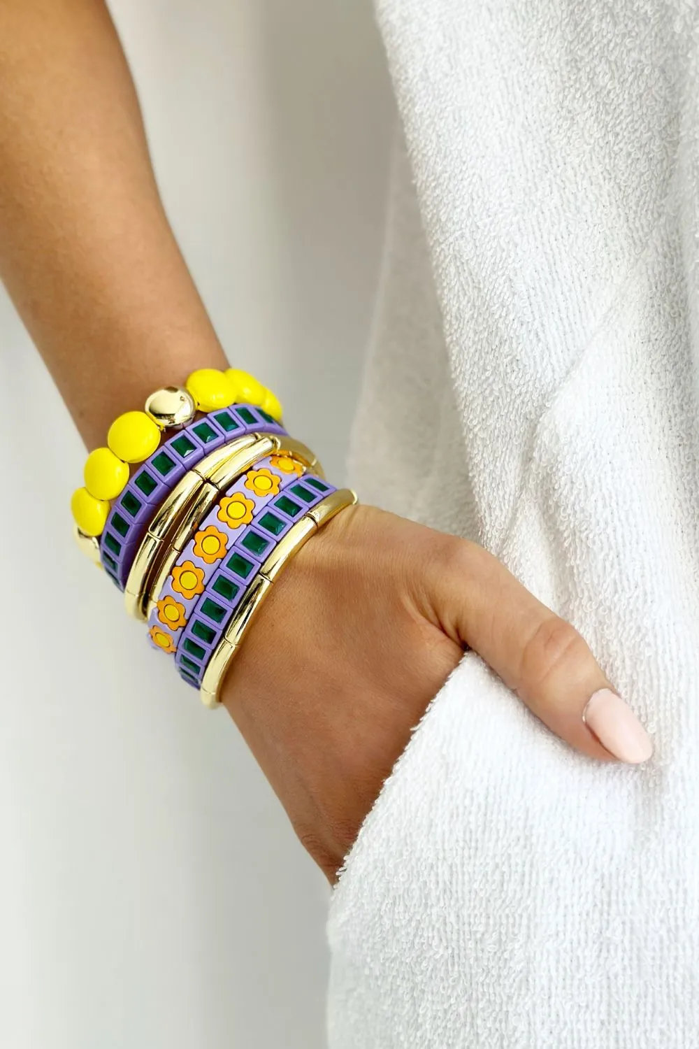 Bubble Bracelet | Yellow & Gold