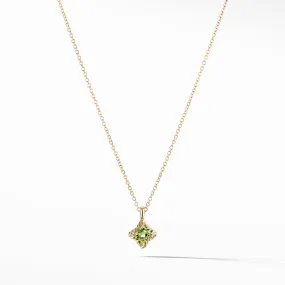 Cable Collectibles® Kids Quad Charm Necklace with Peridot in 18K Gold