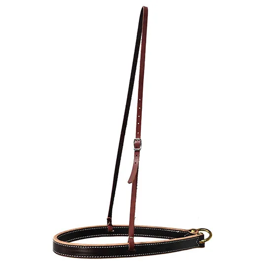 Cactus Saddlery Relentless Latigo Flat Leather Tiedown Noseband