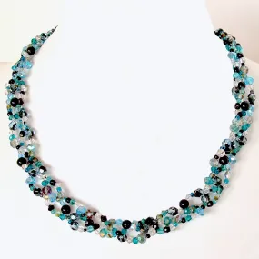 Chromis Matrix: Teal Crystal Necklace