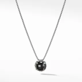 Châtelaine® Pendant Necklace with Black Onyx, 17" Length