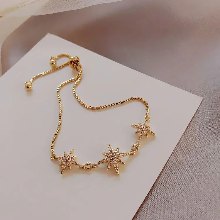 Classic Star Adjustable Bracelet Charm Jewelry BCJY03 Korean Fashion