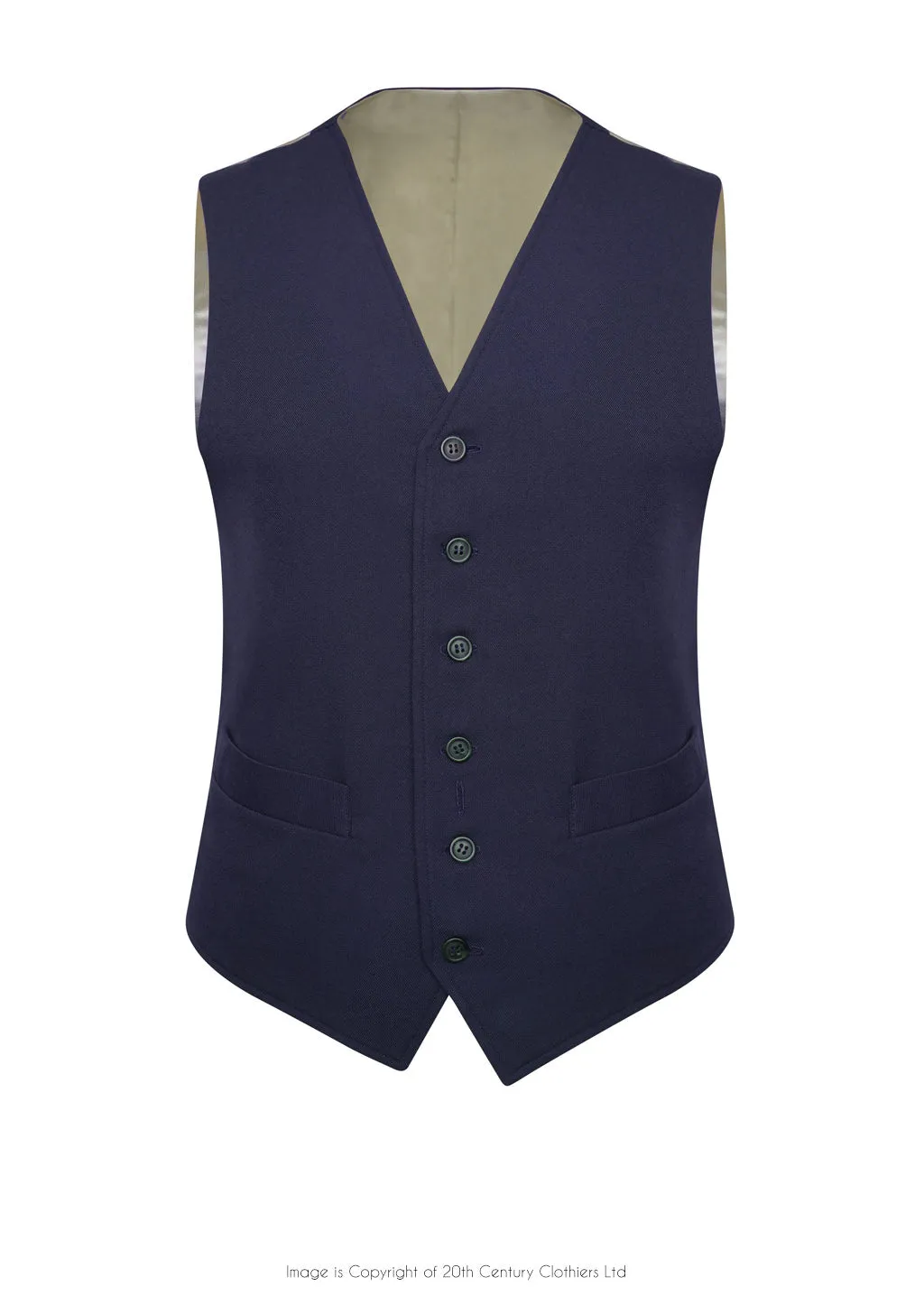 Classic Waistcoat - Navy Twill