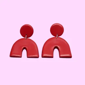 Coral arches earrings