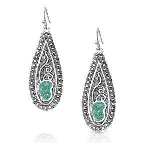 Country Roads Turquoise Earrings