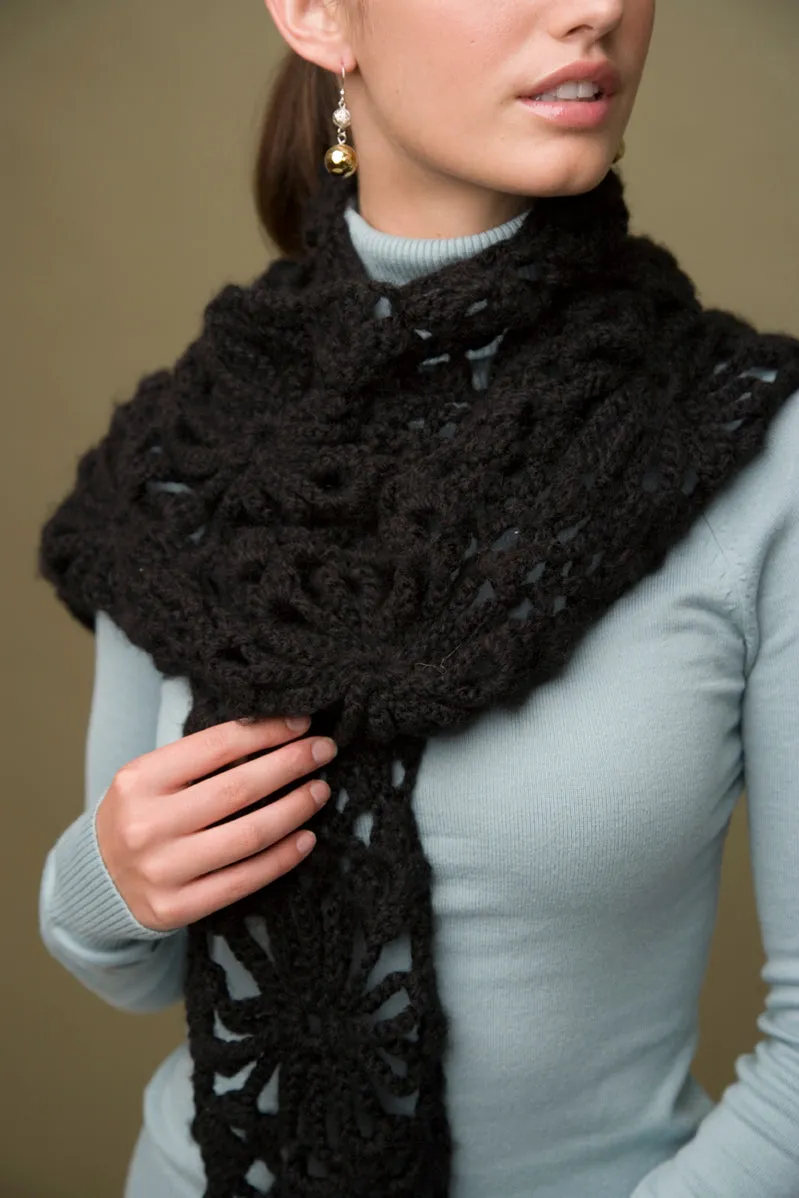 Crochet Lace Scarf Pattern (Crochet)