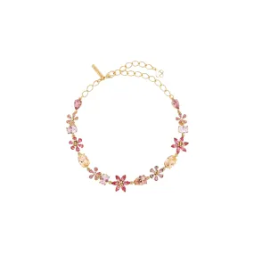 Crustal Flower Necklace