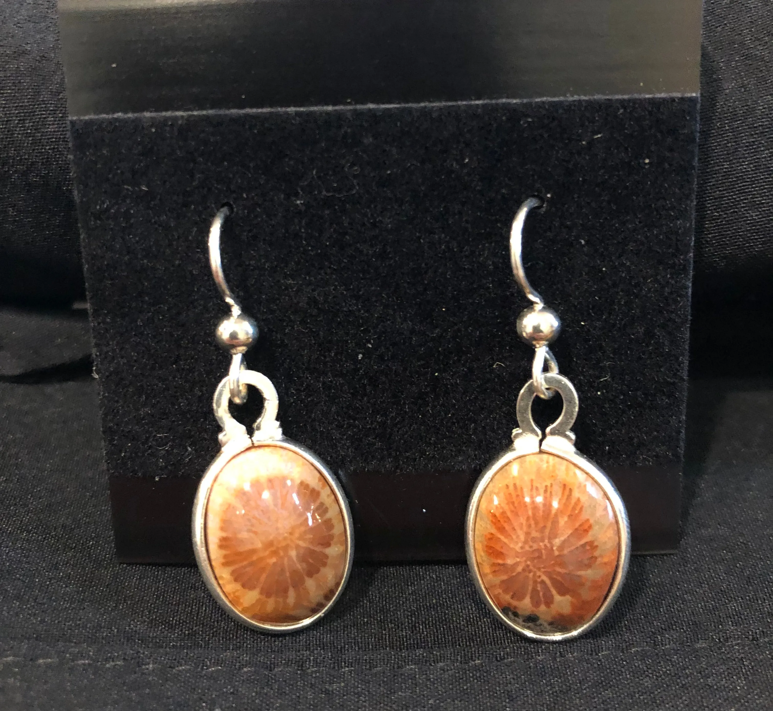 Crystal Creek Gems Earrings: Red Indonesian Coral