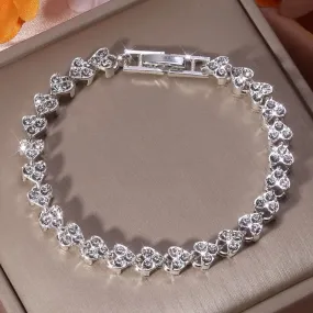 Crystal Heart Bracelet