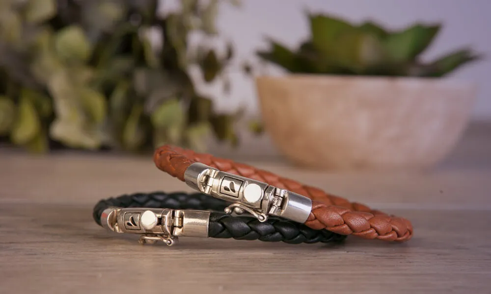 Customizable Kenya Braided Leather Bracelet - Ships in 1 Week!