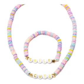 Cutie Smile Necklace & Bracelet Set