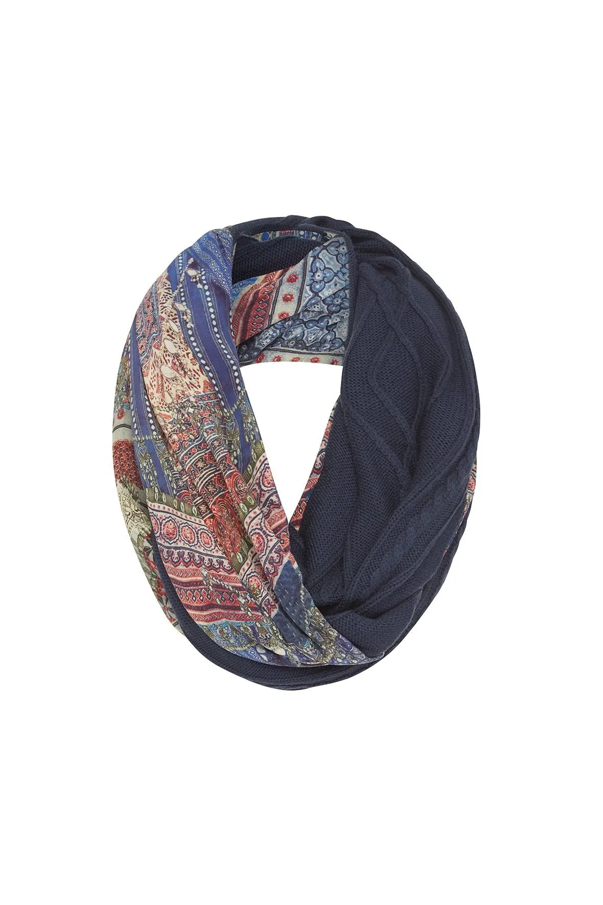 DOUBLE SIDED SCARF OVERNIGHT BAG