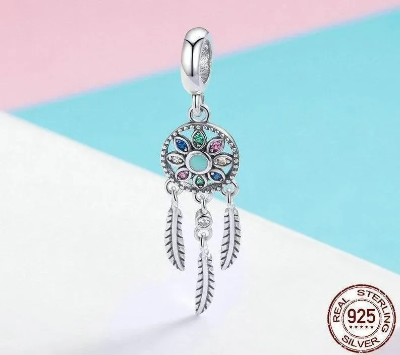 Dream Catcher Pendant Necklace Charm Jewelry Without Chain - SCC961