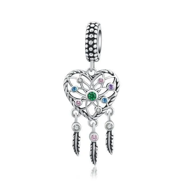 Dream Catcher Pendant Necklace Charm Jewelry Without Chain - SCC961