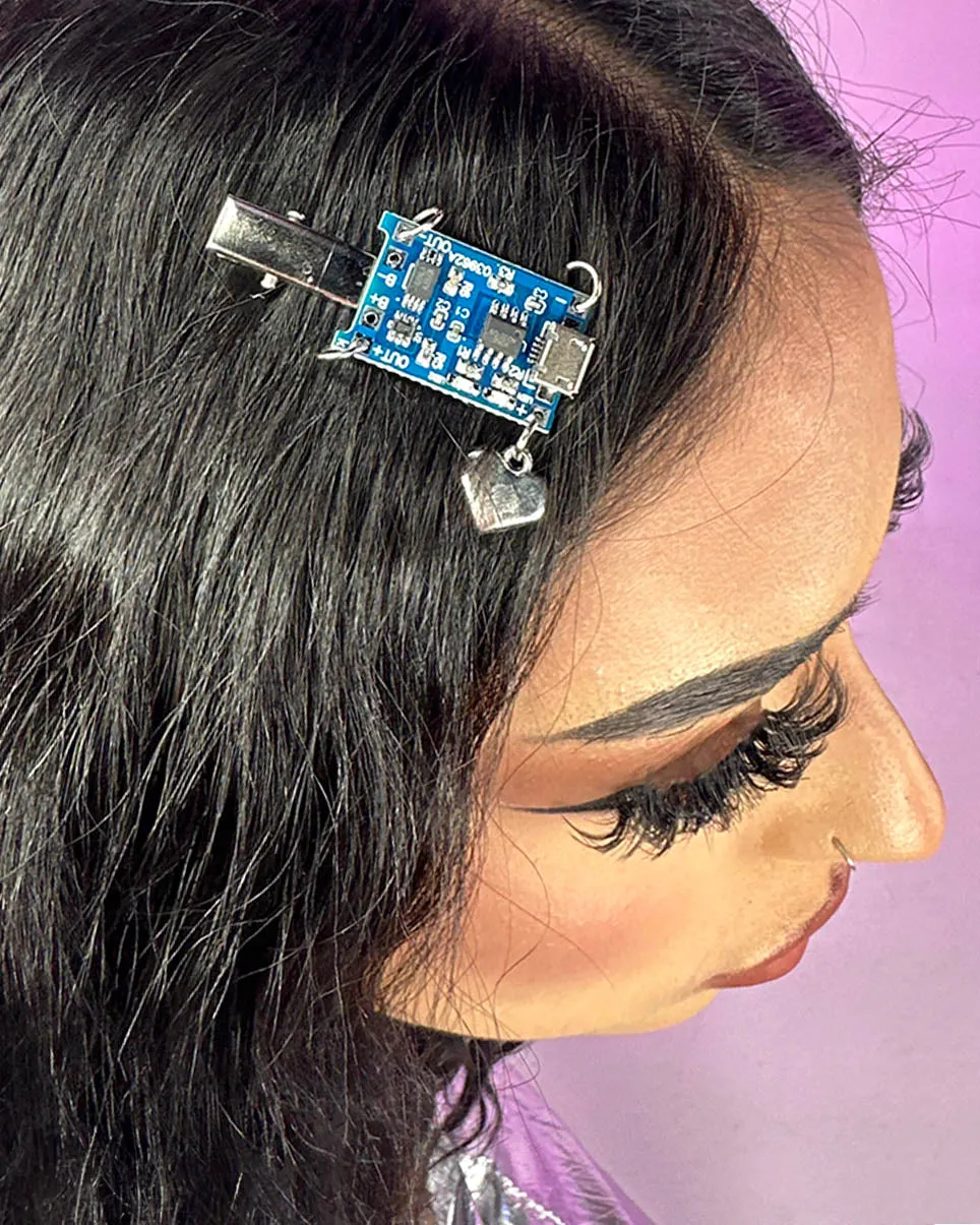 Electro Punk Hair Clip