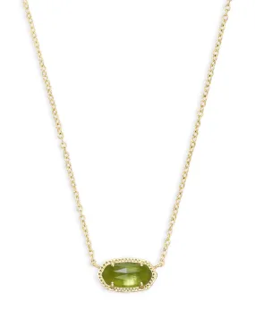 Elisa Gold - Peridot Illusion Necklace