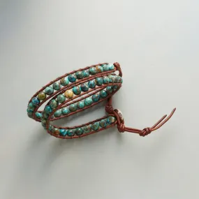 Endless Turquoise Wrap Bracelet