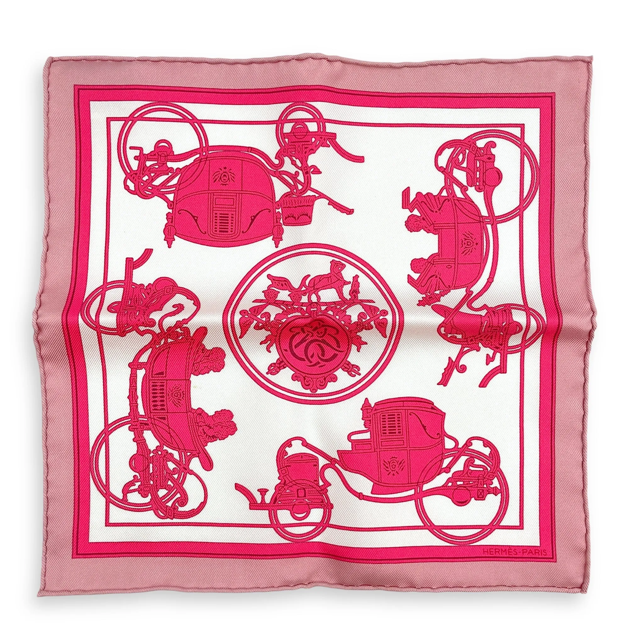 Ex-Libris Nano Scarf 20 cm Rose Scarf in Silk