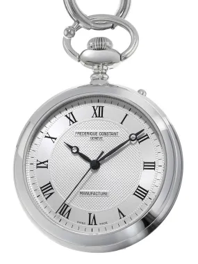 Frederique Constant Manufacture Silver Dial Pocket Watch FC-700MC6PW6