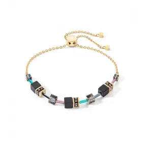 GeoCUBE® Iconic Nature Black Multicolour Chain Bracelet 3035/30-1315