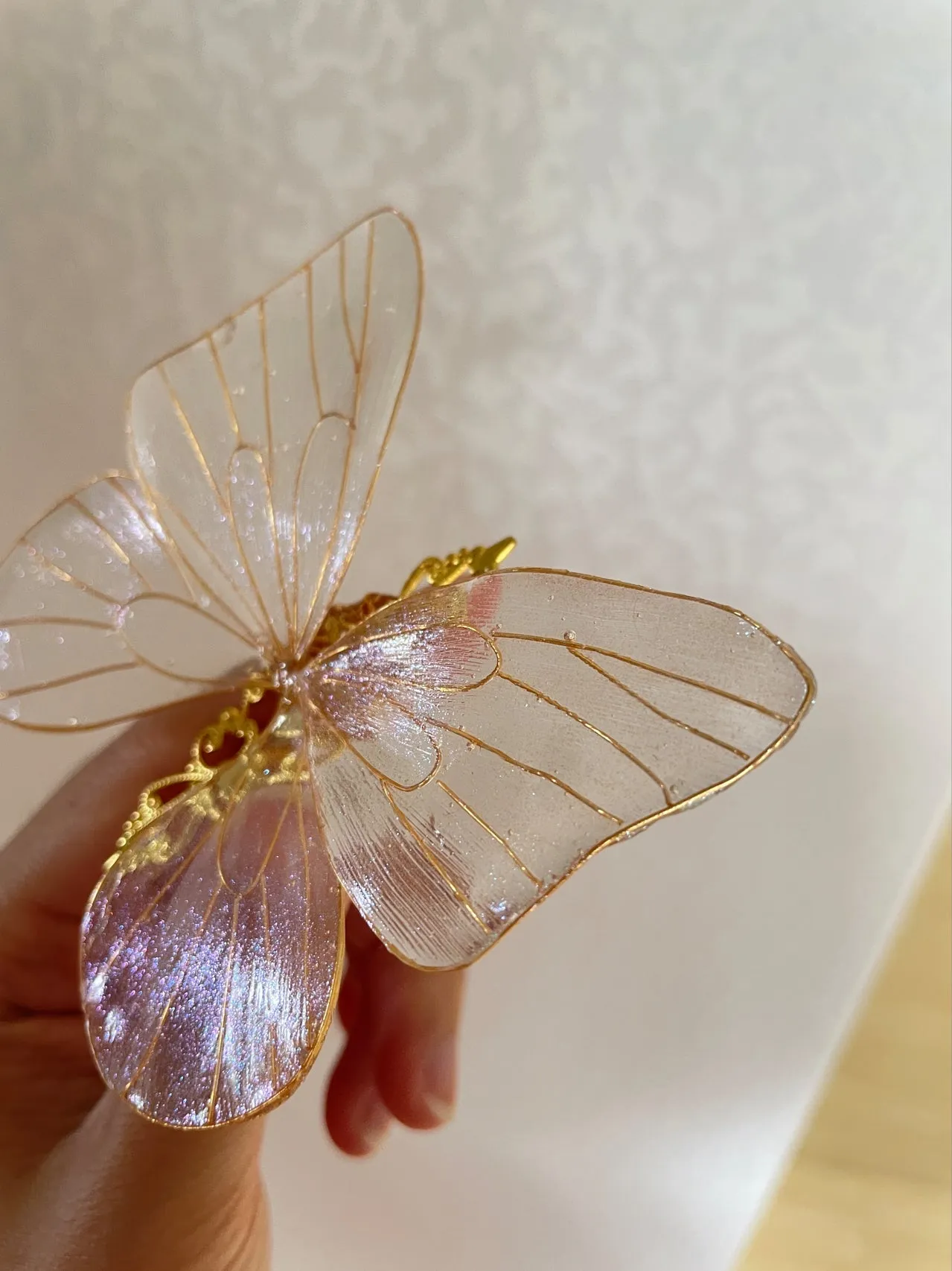 [Handmade] The Golden Butterfly Hairpin