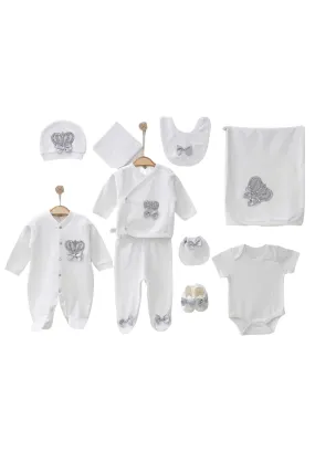 Henry Gray Newborn Coming Home Set (10 Pcs)