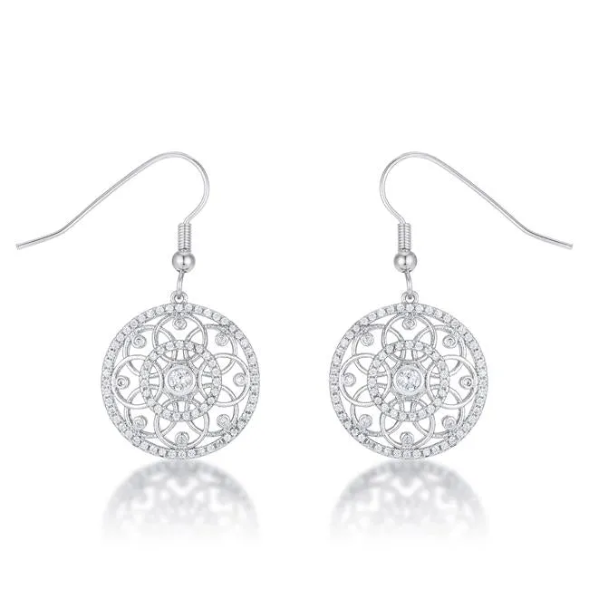 Iyanna Interlocking Circles Dangle Earrings | 1ct