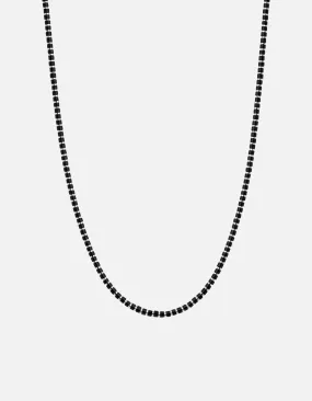 Kato Onyx Necklace, Sterling Silver